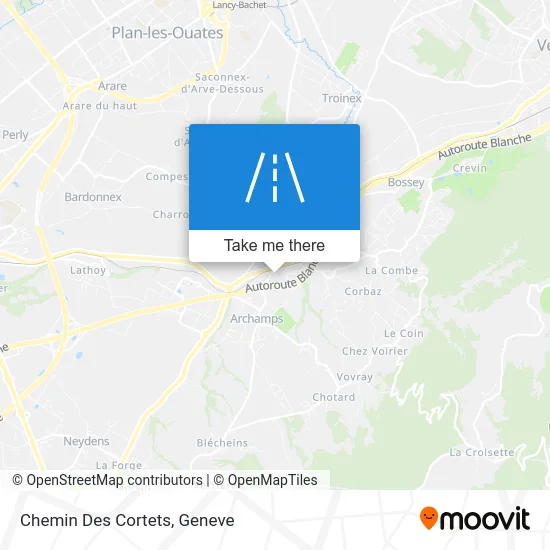 Chemin Des Cortets map