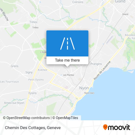 Chemin Des Cottages map