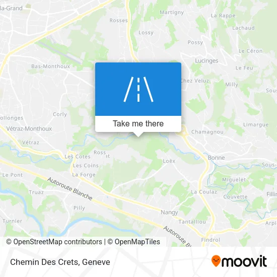 Chemin Des Crets map