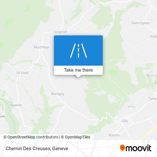 Chemin Des Creuses map