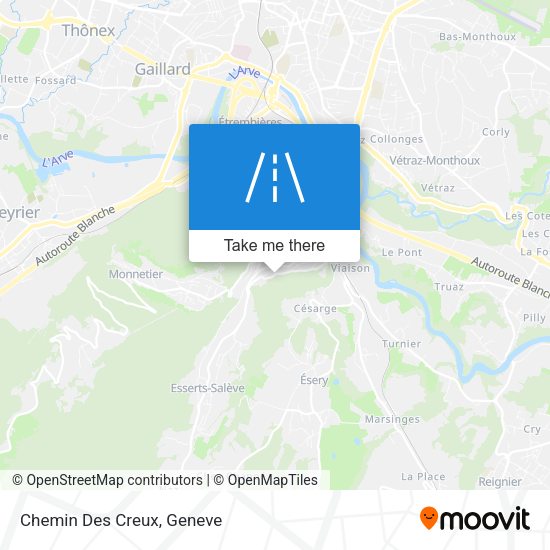 Chemin Des Creux map