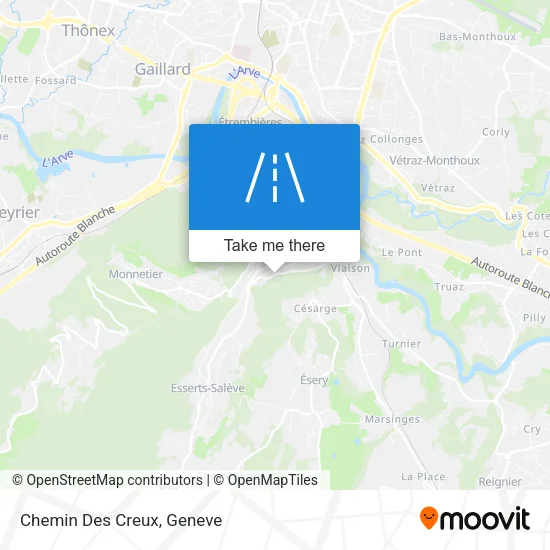 Chemin Des Creux map