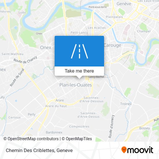 Chemin Des Criblettes map