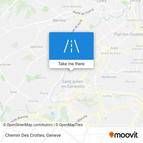 Chemin Des Crottes map