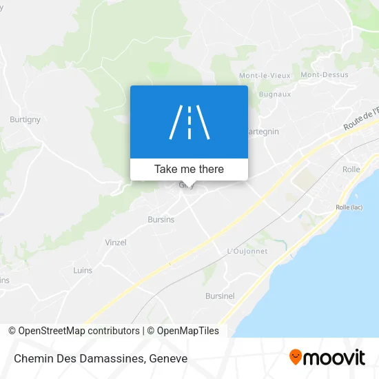 Chemin Des Damassines map