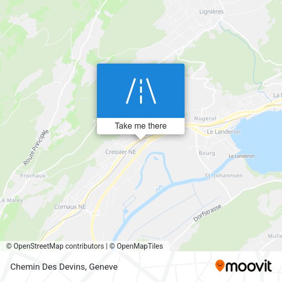 Chemin Des Devins map
