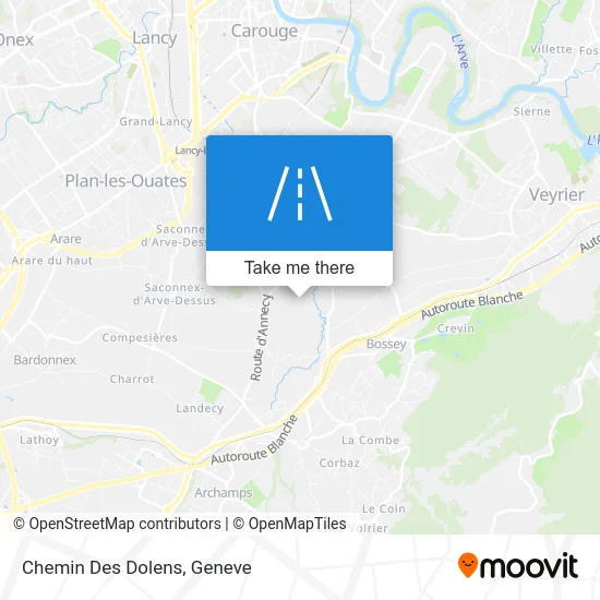 Chemin Des Dolens map