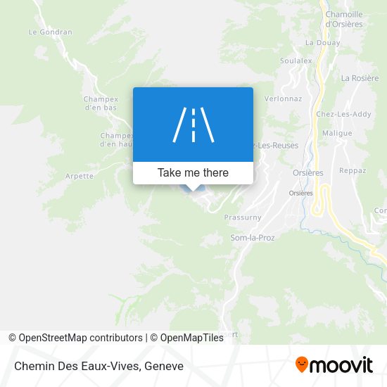 Chemin Des Eaux-Vives map