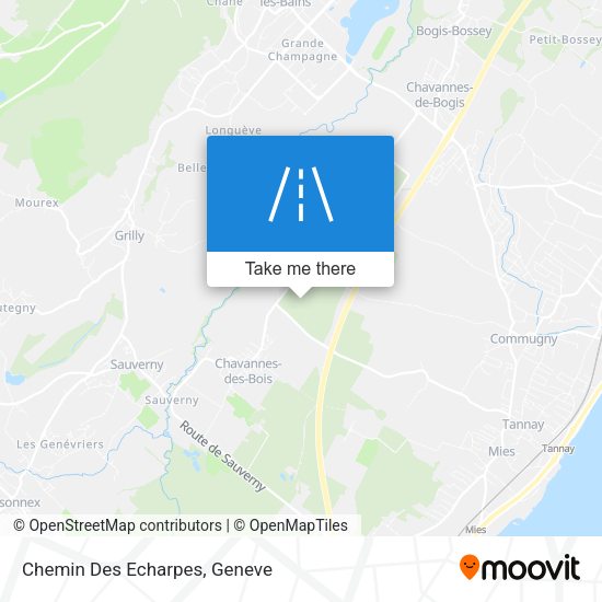 Chemin Des Echarpes map