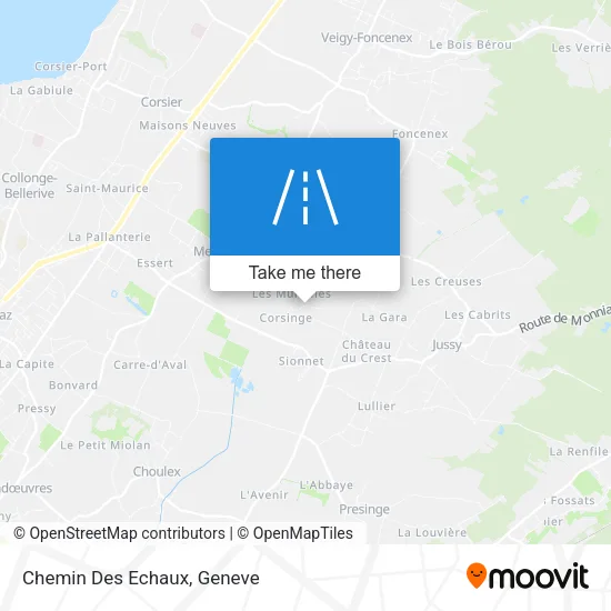 Chemin Des Echaux map