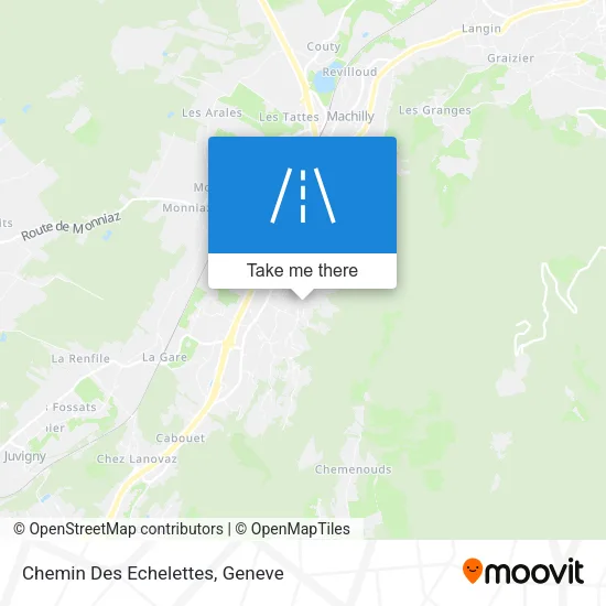 Chemin Des Echelettes map