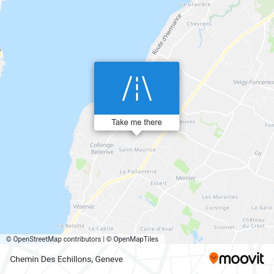 Chemin Des Echillons map