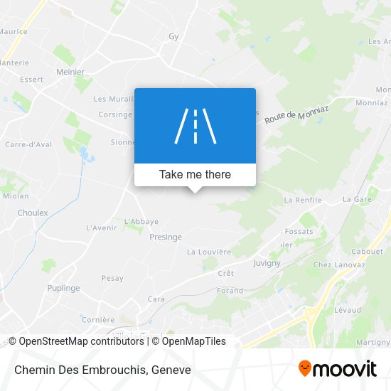 Chemin Des Embrouchis map