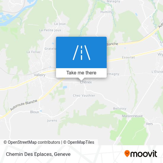 Chemin Des Eplaces map