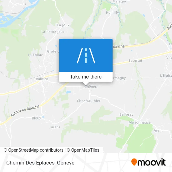 Chemin Des Eplaces map