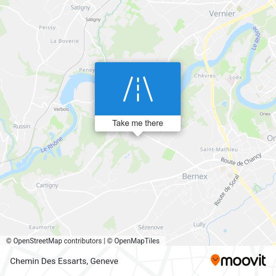 Chemin Des Essarts map