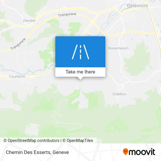 Chemin Des Esserts map