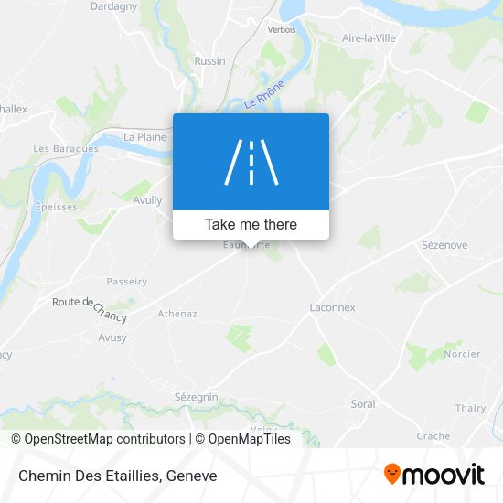 Chemin Des Etaillies map