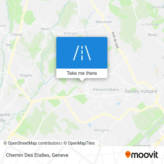 Chemin Des Etalles map