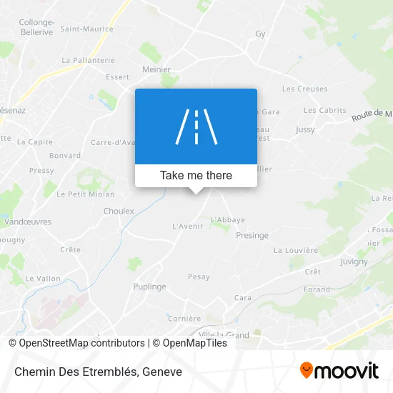 Chemin Des Etremblés map