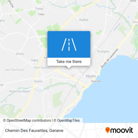 Chemin Des Fauvettes map