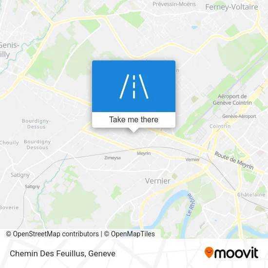 Chemin Des Feuillus map