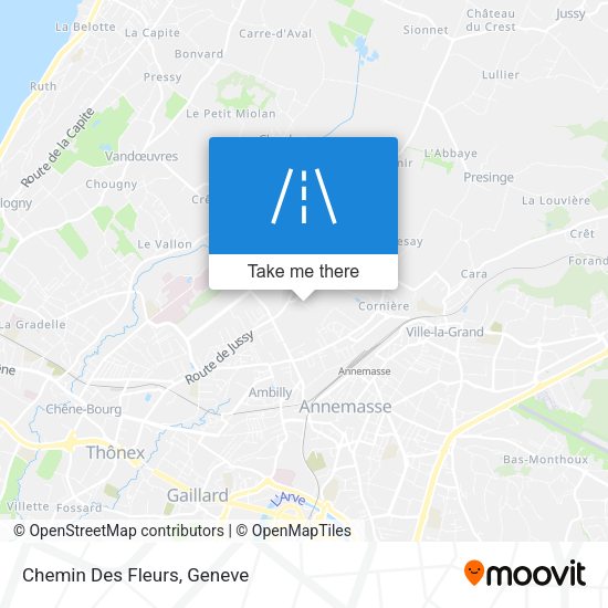 Chemin Des Fleurs map