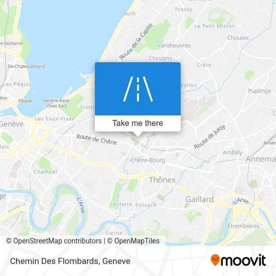 Chemin Des Flombards map