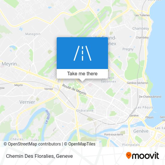 Chemin Des Floralies map