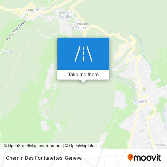 Chemin Des Fontanettes map