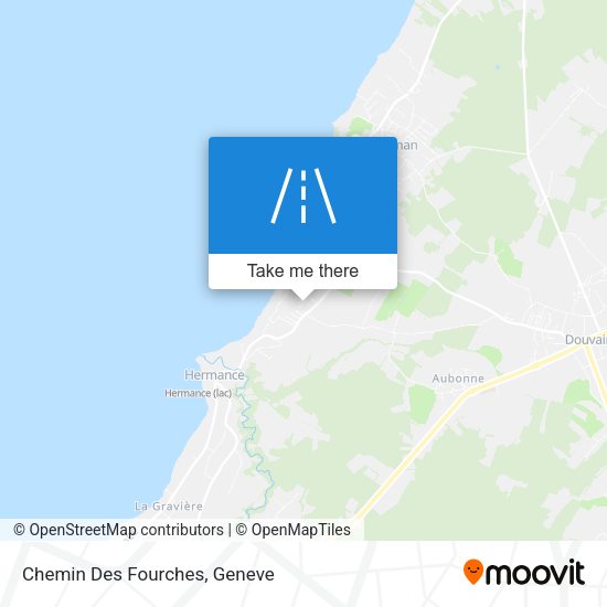 Chemin Des Fourches map