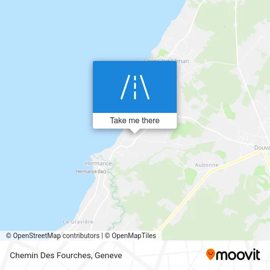 Chemin Des Fourches map