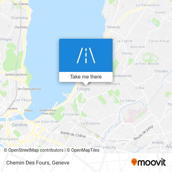 Chemin Des Fours map
