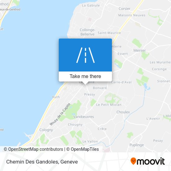 Chemin Des Gandoles map