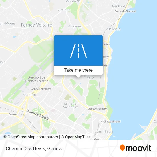 Chemin Des Geais map