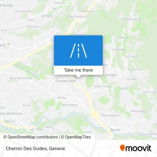 Chemin Des Godes map