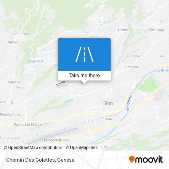 Chemin Des Golettes map