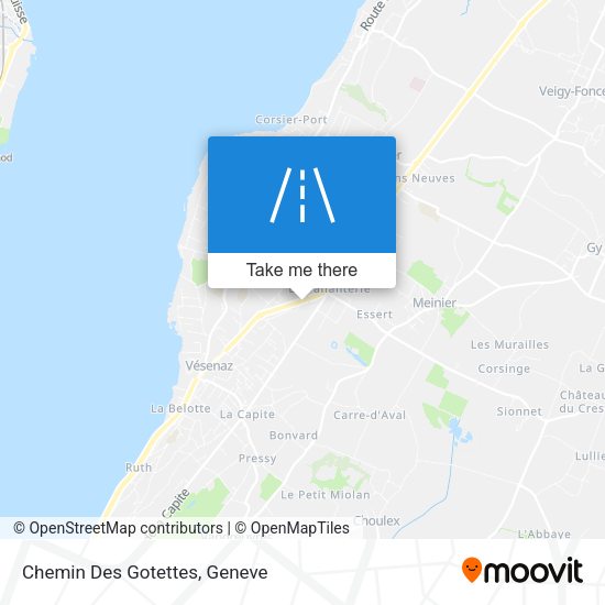 Chemin Des Gotettes map