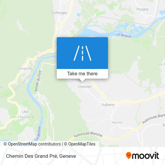 Chemin Des Grand Pré map