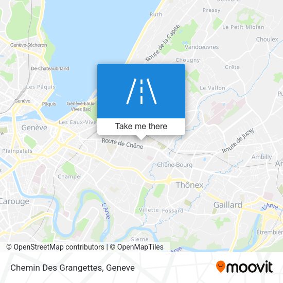 Chemin Des Grangettes map