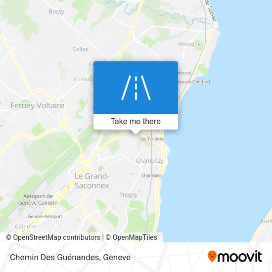 Chemin Des Guénandes map