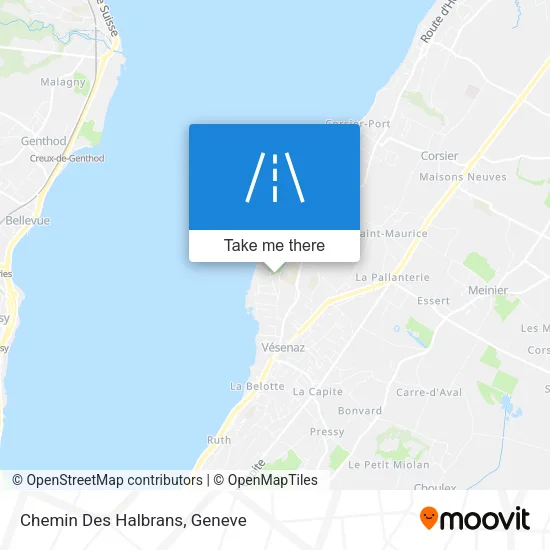 Chemin Des Halbrans map