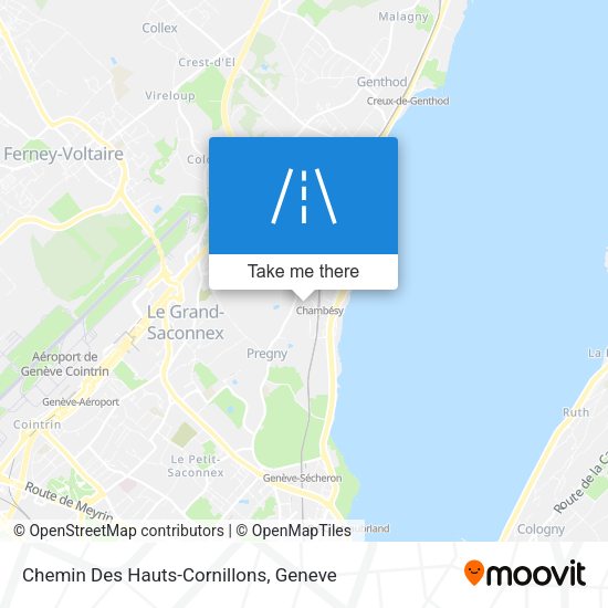 Chemin Des Hauts-Cornillons map