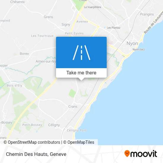 Chemin Des Hauts map