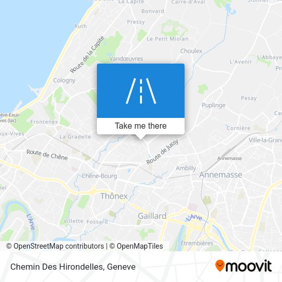 Chemin Des Hirondelles map