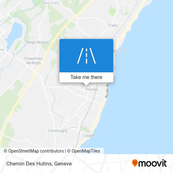 Chemin Des Hutins map