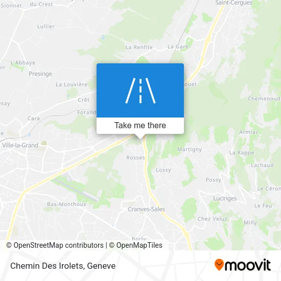 Chemin Des Irolets map