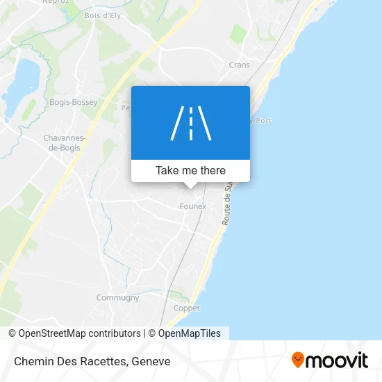 Chemin Des Racettes map