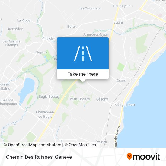Chemin Des Raisses map