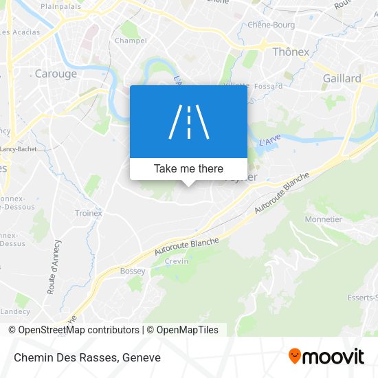 Chemin Des Rasses map